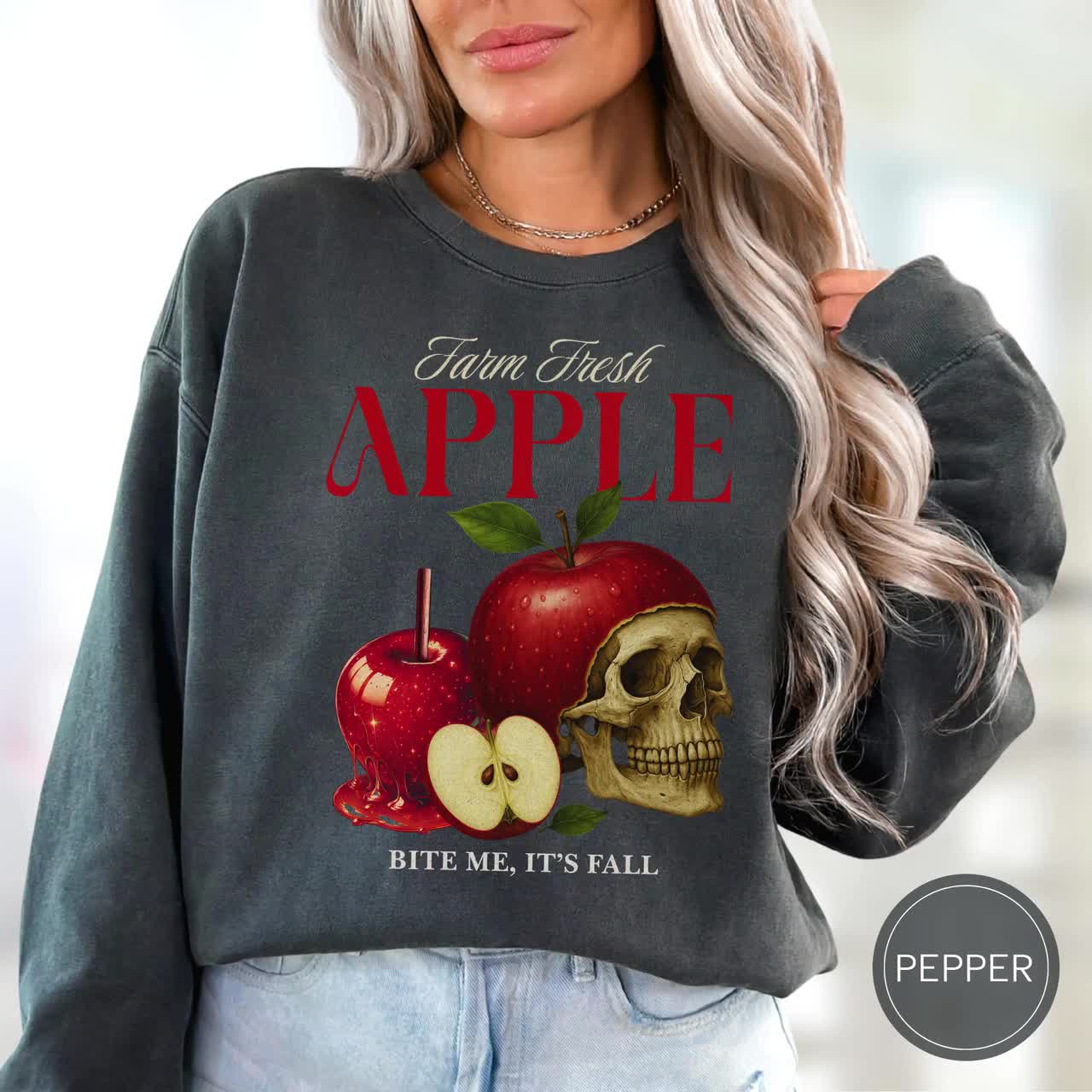 Trendy Summer Fruit Tshirt, Farmers Market Retro Apple Shirt