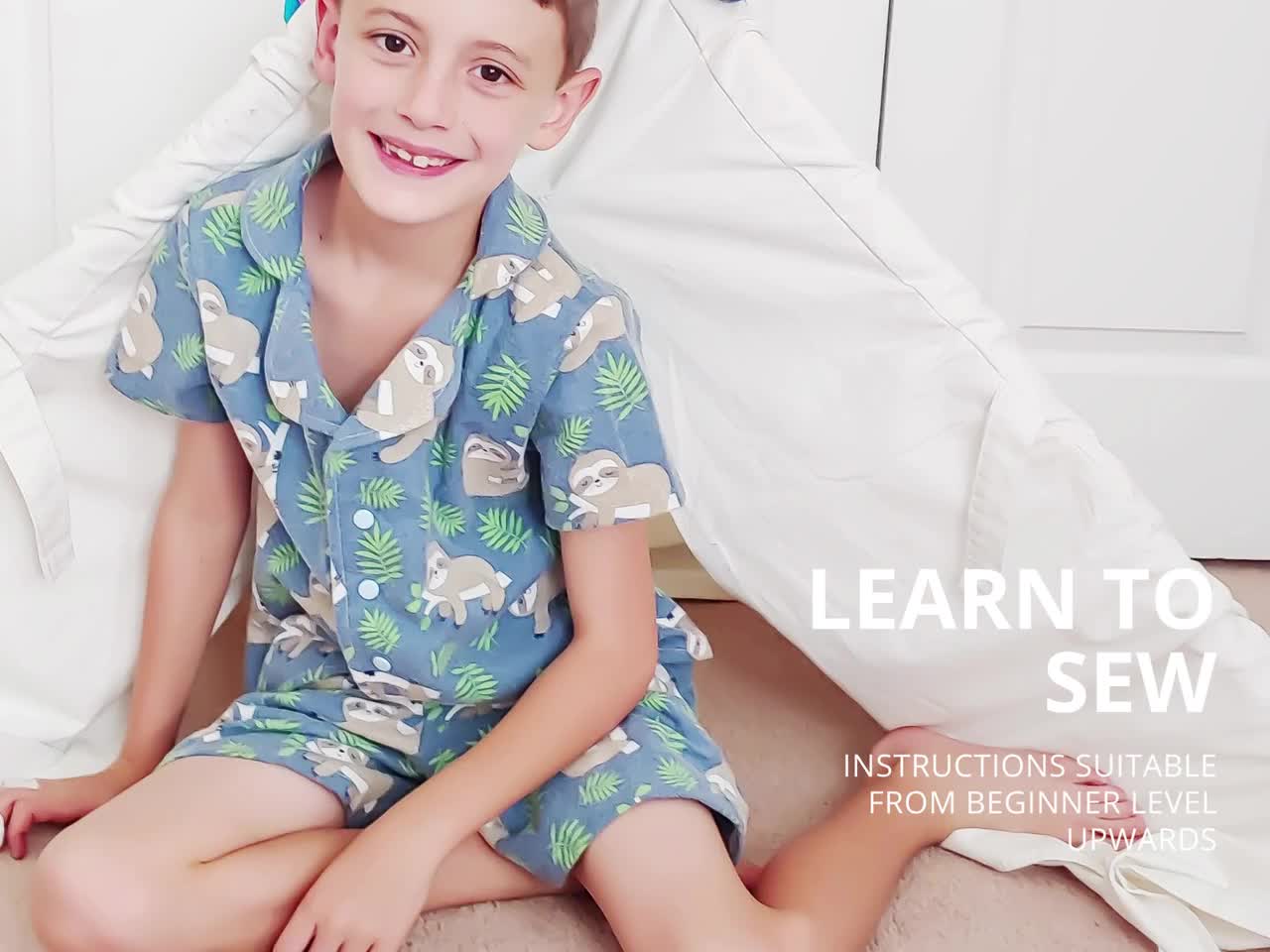 Family PJs PDF Sewing Pattern - PJs Pattern, Family PJs Pattern, Comfy PJs  Pattern, PJs Sewing Pattern, PJs PDF, Easy PJs Pattern, Easy Sew