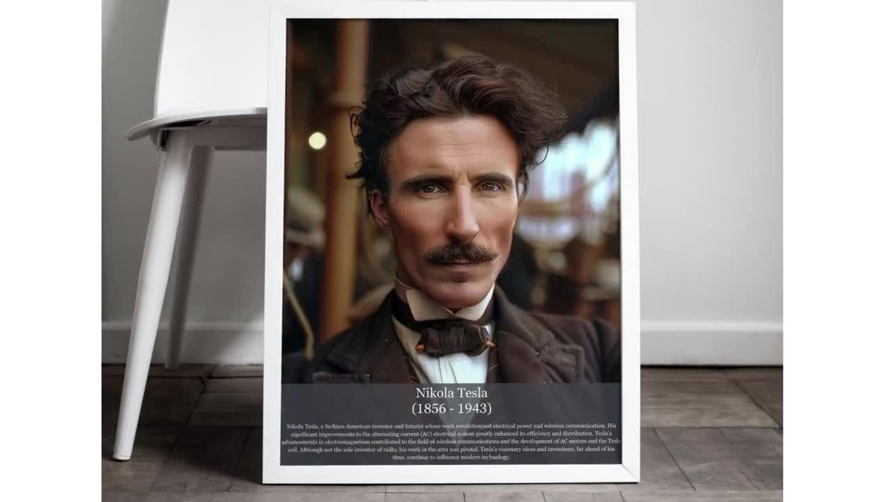 Set 9 Poster Scienziati Famosi Per Bacheca Scolastica | Formato 24x48 Cm | Carta Lucida | Da Einstein A Galileo | Young N Refined