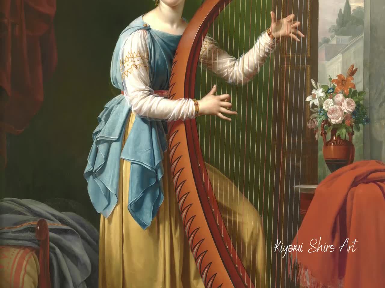 St Cecilia Artwork by Famous Belgian Artist Fanny Paelinck