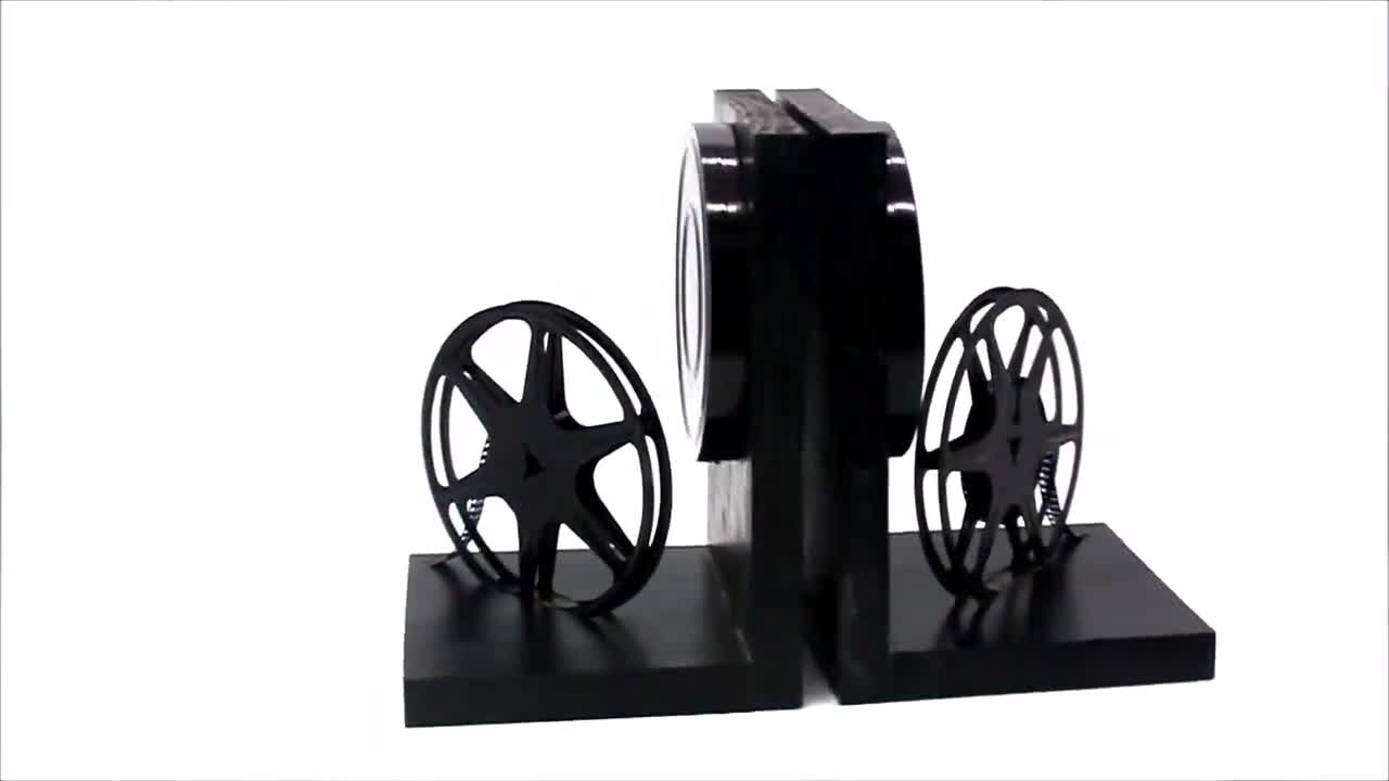 Vintage 8mm Film Reel Bookends, DVD Holder, Movie Room Home Theater Decor,  Movie Maker Director & Actor Gift, Handmade in USA -  Denmark