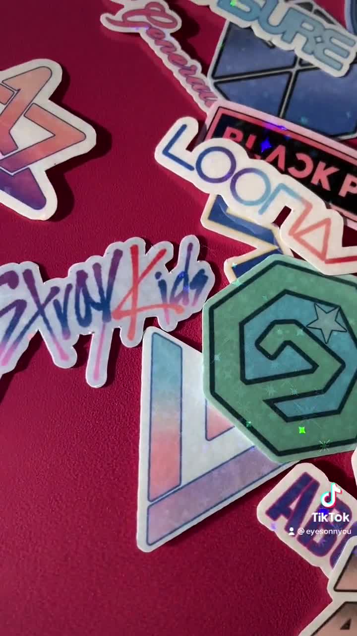 Mix Kpop Stickers Pack Stray Kids ATEEZ GOT7 Album Photo Stickers