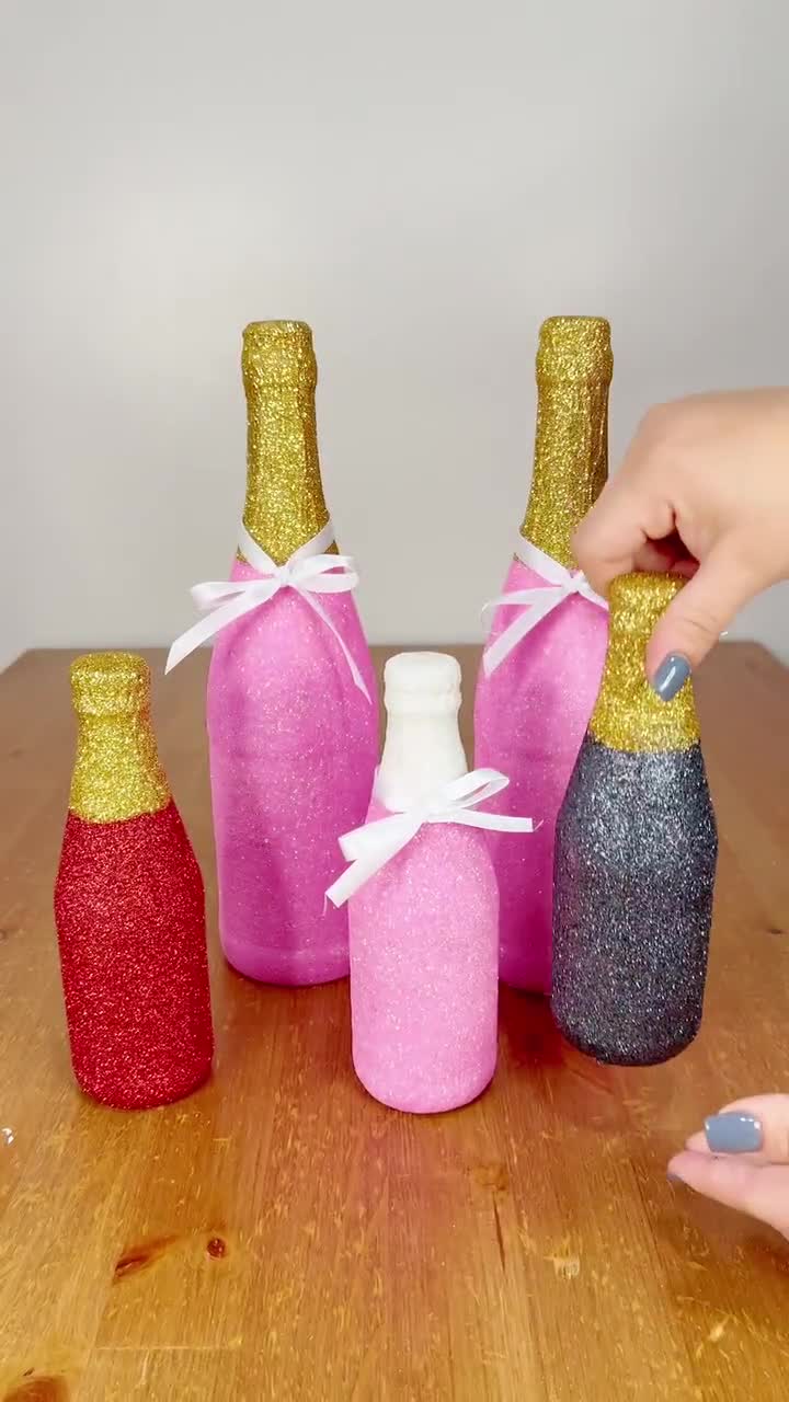 Glitter Wine Glass + Sparkling Cider Sets