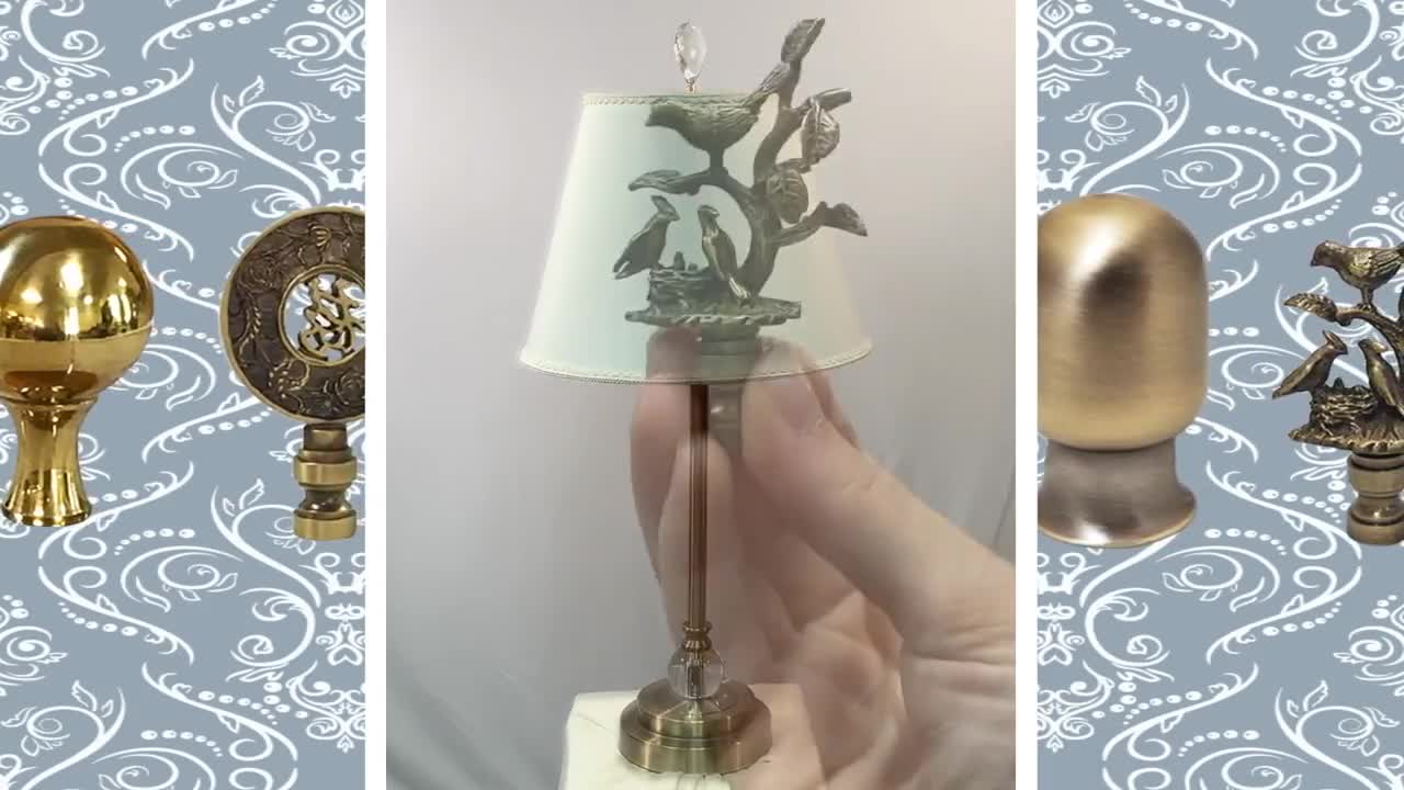 Oriental on sale lamp finials