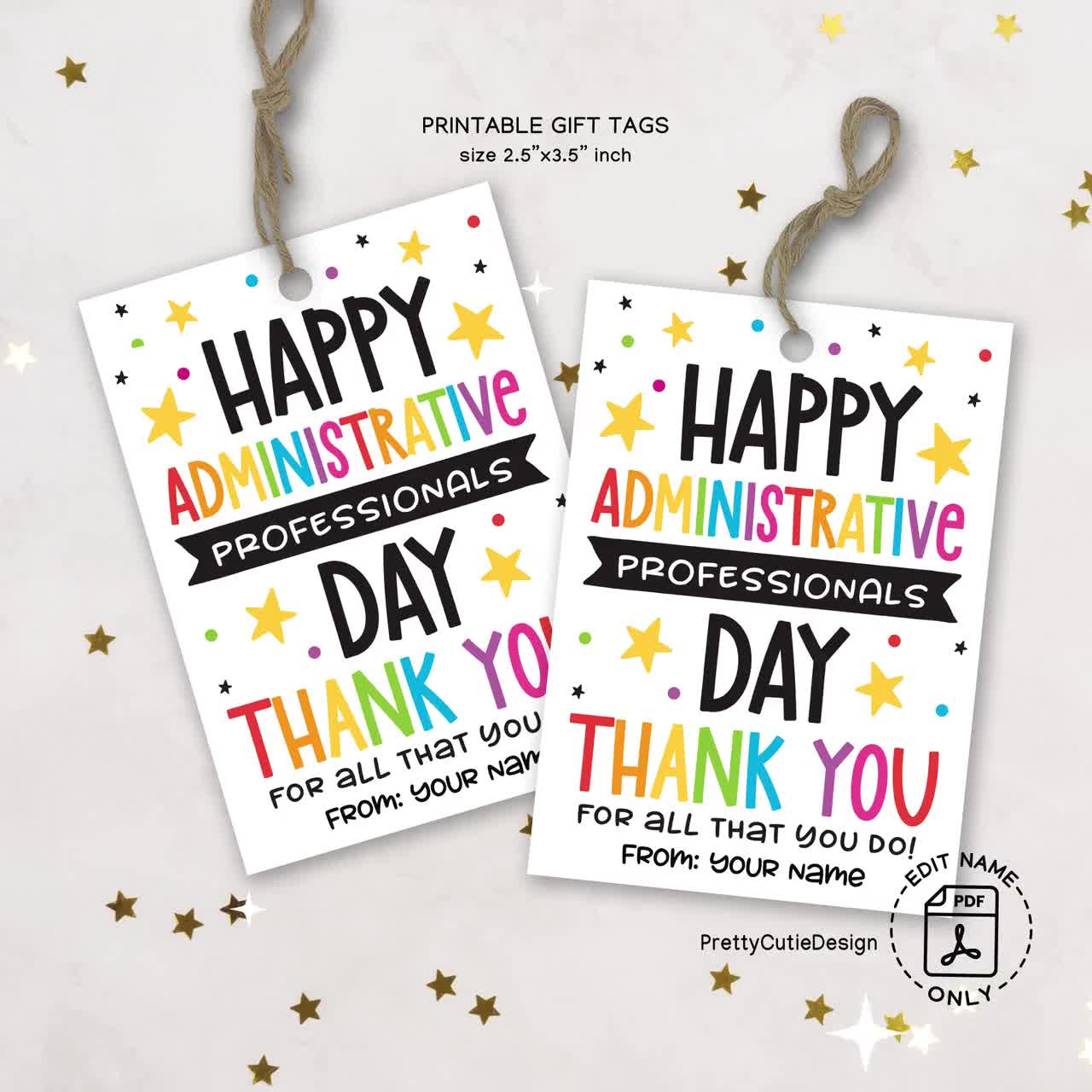 Administrative Professionals Day Tag Printable, Admin Professionals Printable Gift Tags, Administrative Day Thank You Tag, Employee Gift Tag - Etsy administrative-professionals-day-tag-printable-admin-professionals-printable-gift-tags-administrative-day-thank-you-tag-employee-gift-tag-etsy