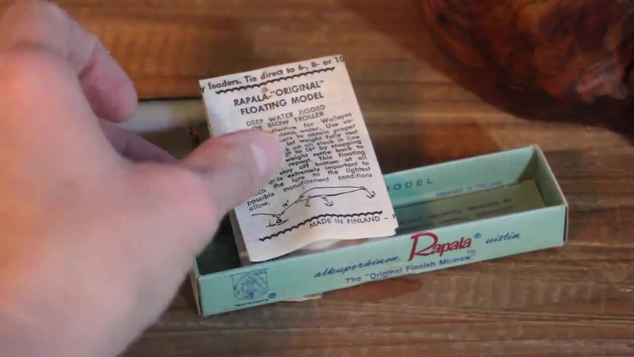 Leurre Rapala Original Floating Minnow 11-S 11cm - Argenté - Neuf Boîte Papier