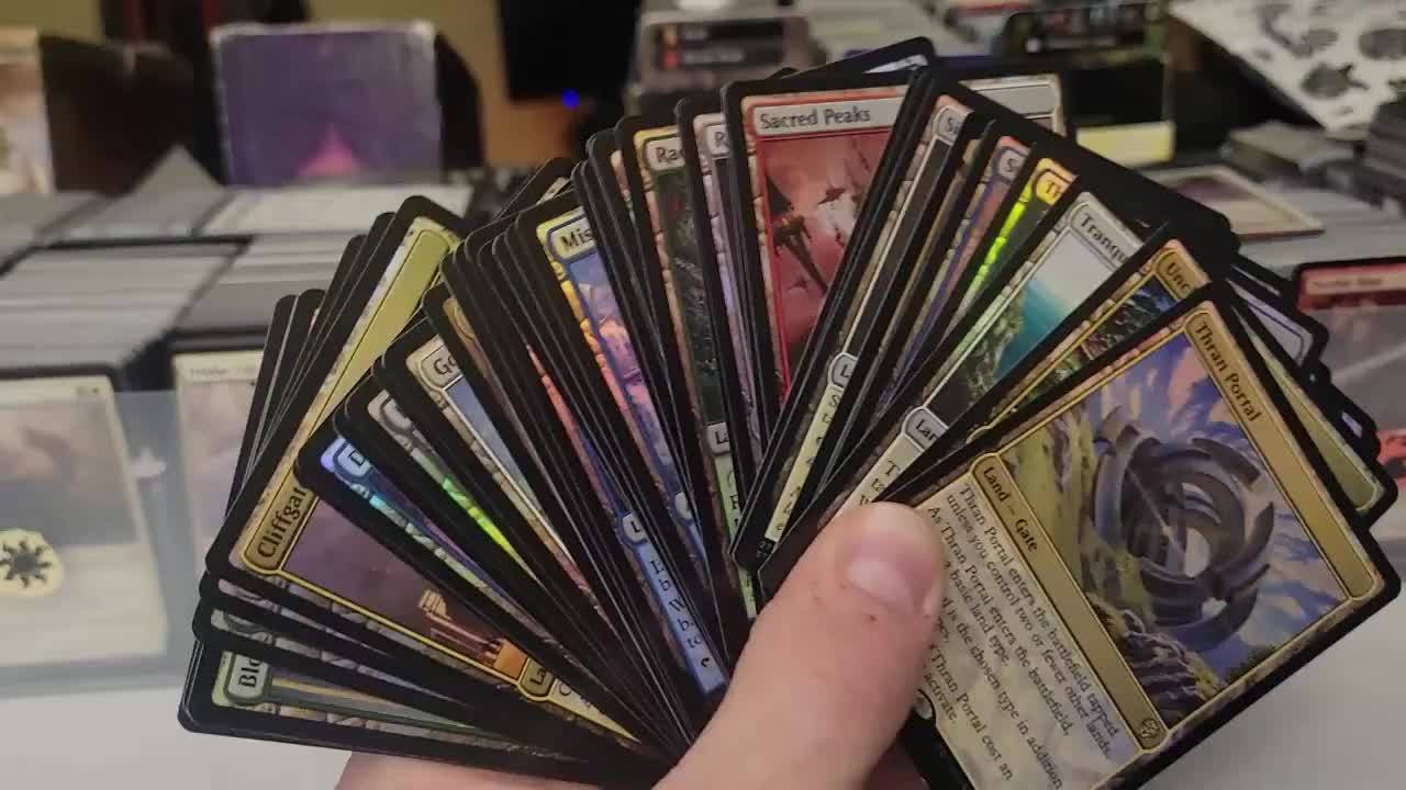 50 Non-basic Land ALL FOIL MTG Magic the Gathering Assorted Card