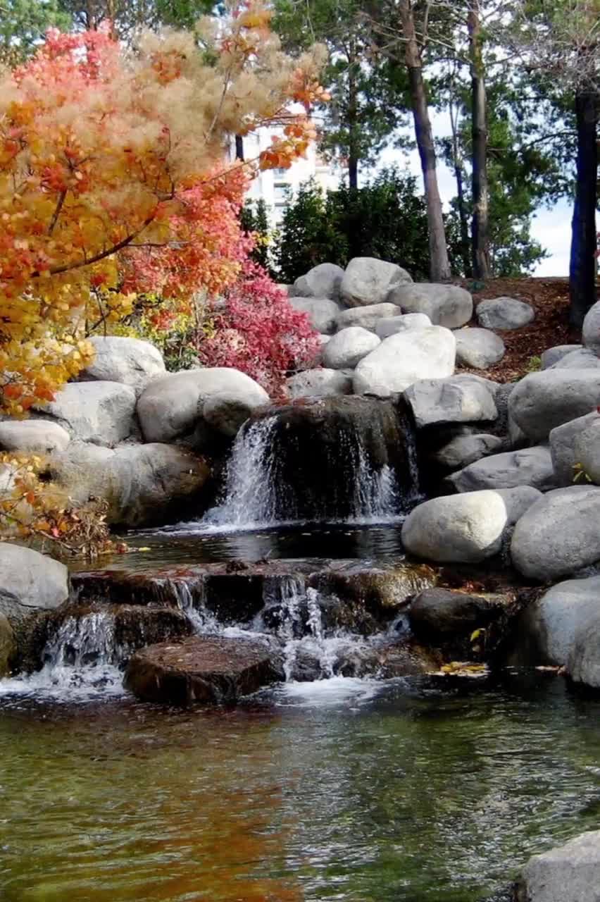 Zen Garden With Fountain With 3 Table Spouts. Handmade, Artisan