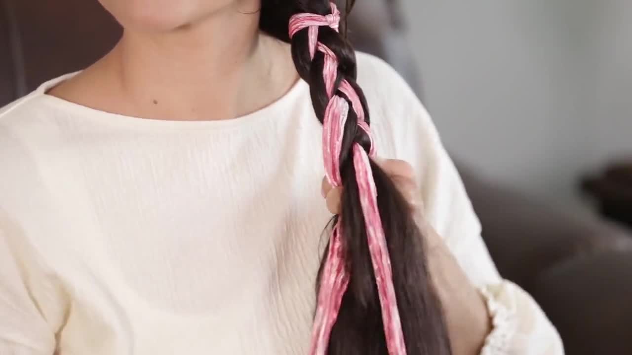 Violets Braid Ribbons Paranda Hair Ribbons Ribbons Hair