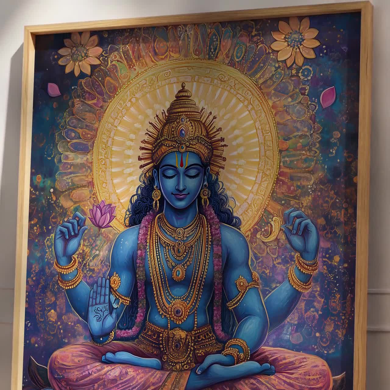 ヴィシュヌアート、ヴィシュヌ神、ヴィシュヌ、ヒンドゥー教の神