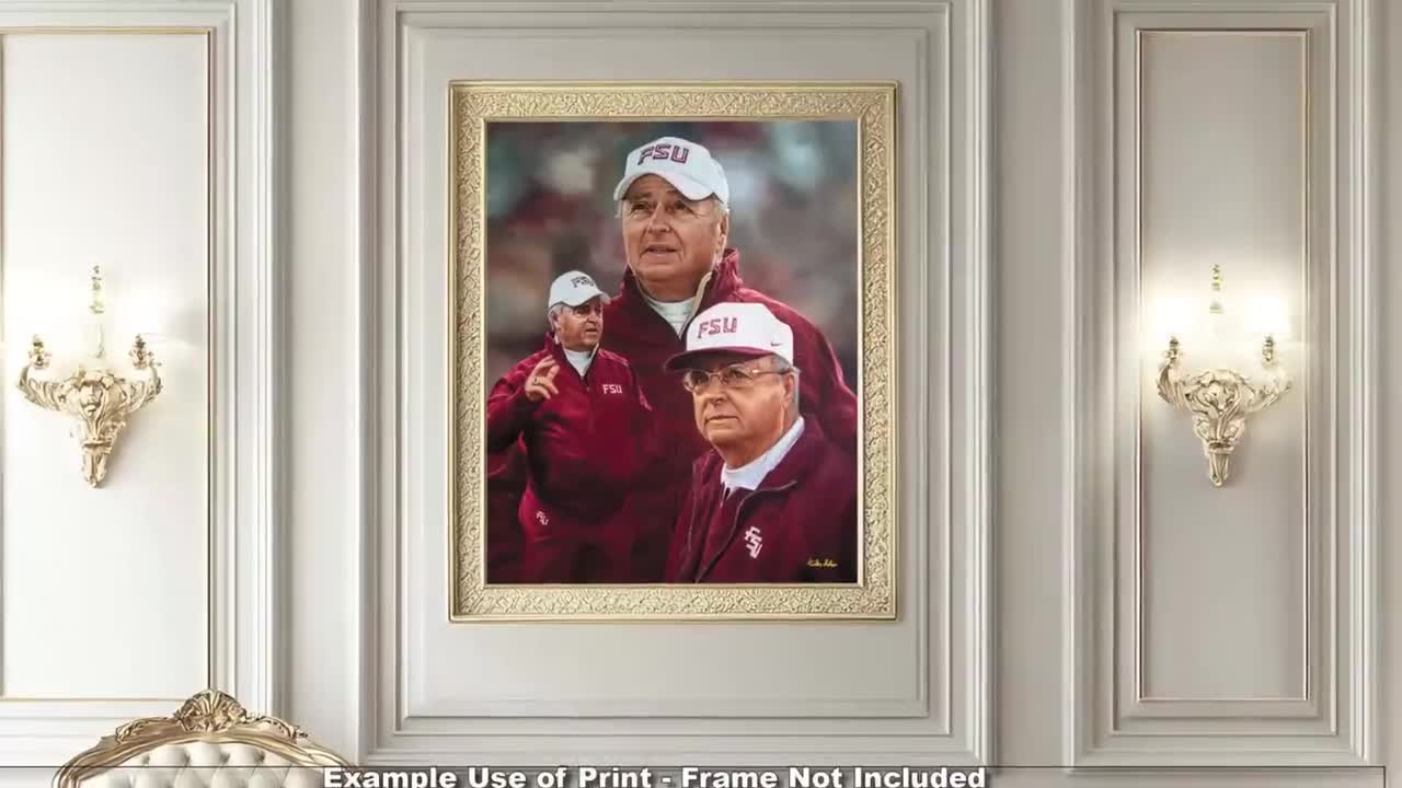 Bobby Bowden, Charlie Ward And Chris Weinke Autographed Florida State Fsu Seminoles Collage Framed 8x10 Photo