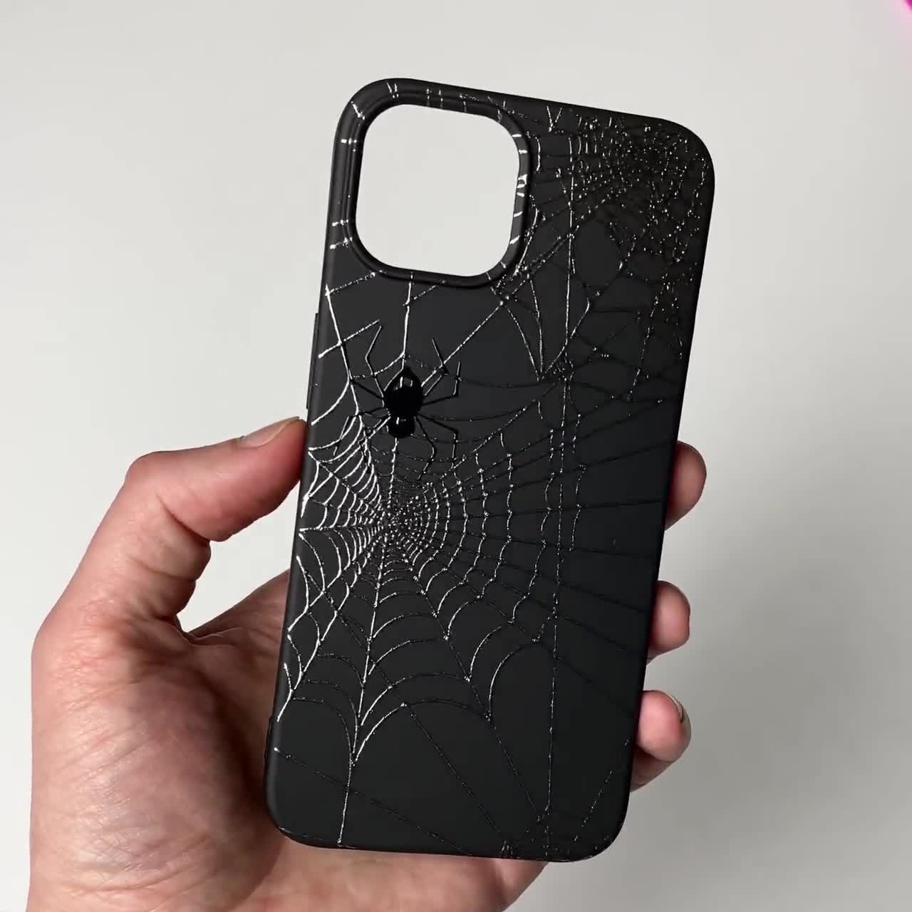 Spider Web Phone Case Halloween iPhone case Spooky phone case Arachne Creepy Gothic Goth