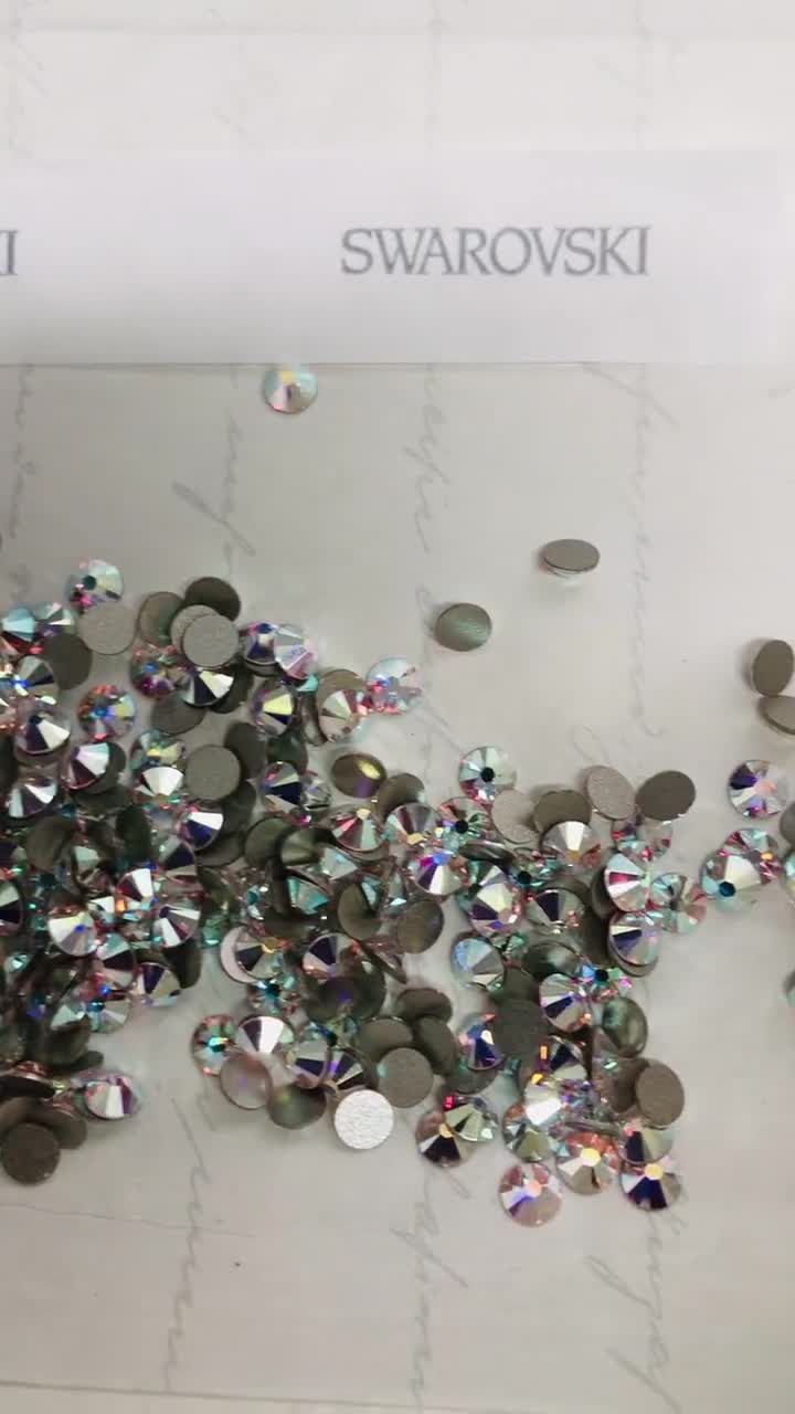 30pcs Swarovski® Ss12 (3mm) AB Crystal Tooth Gem Lead Free