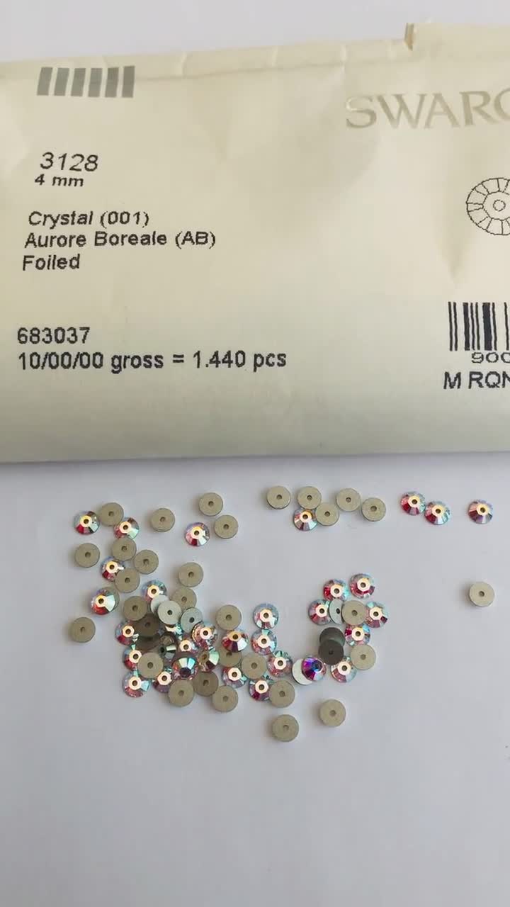 36pieces 4MM Swarovski® Crystal Aurore Boreale Xillion Lochrose