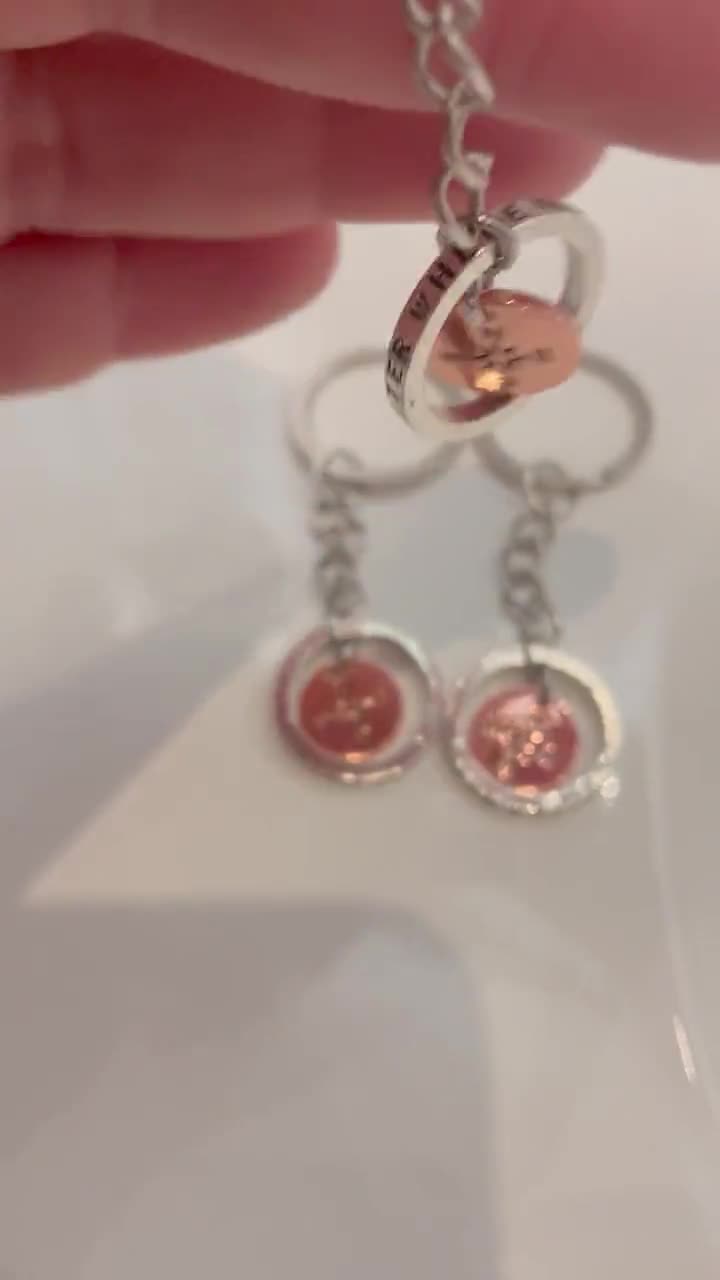 Set of Matching Keychains for 1, 2, 3, 4, 5, 6, or 7 Best