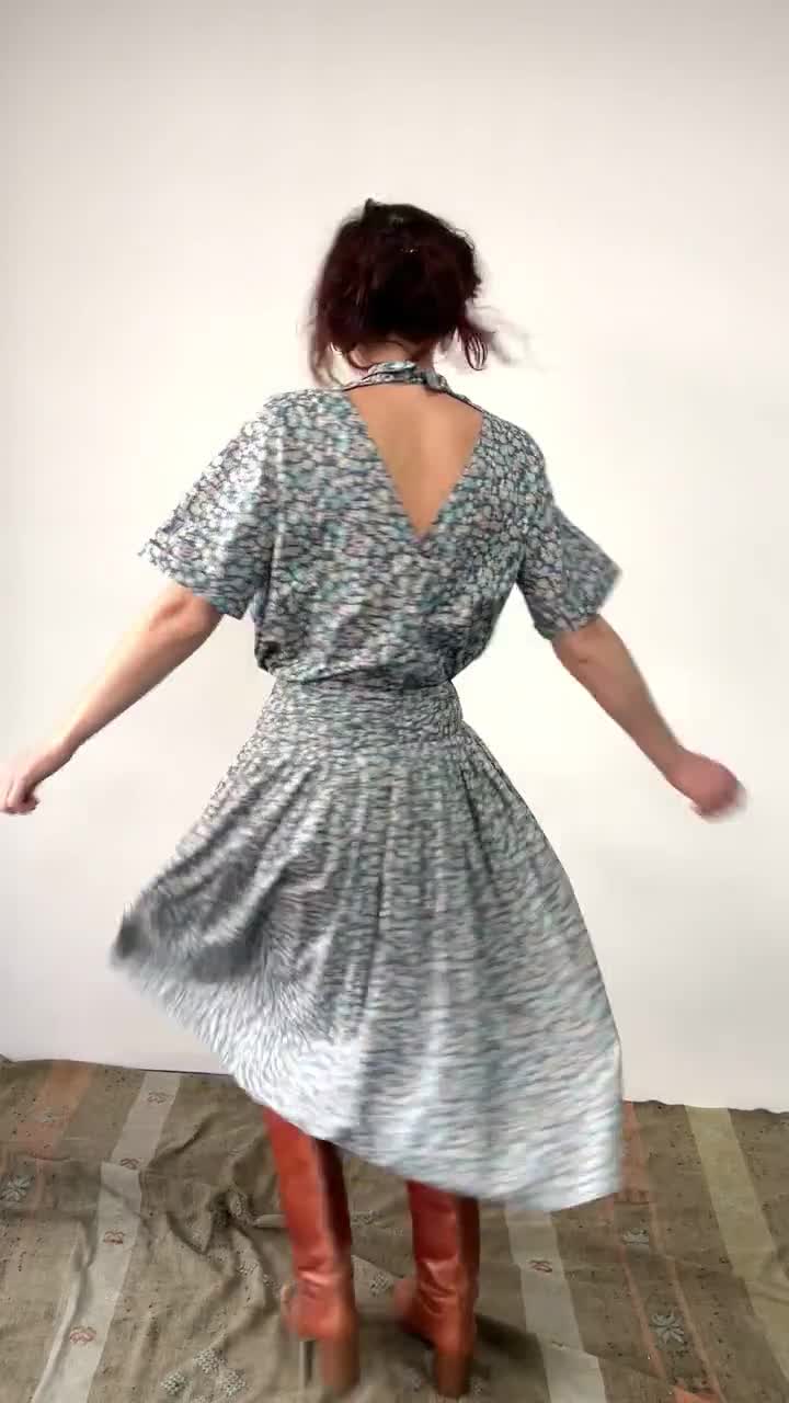 Cacharel Liberty of London Unusual 1980s Two Piece Skirt and
