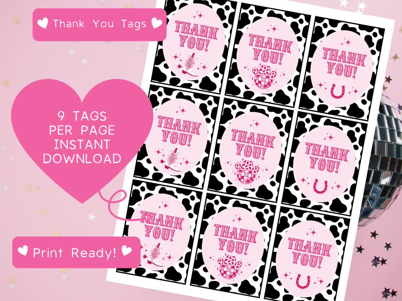 Man I Feel Like I'm One! Birthday Bundle | Disco Cowgirl Birthday
