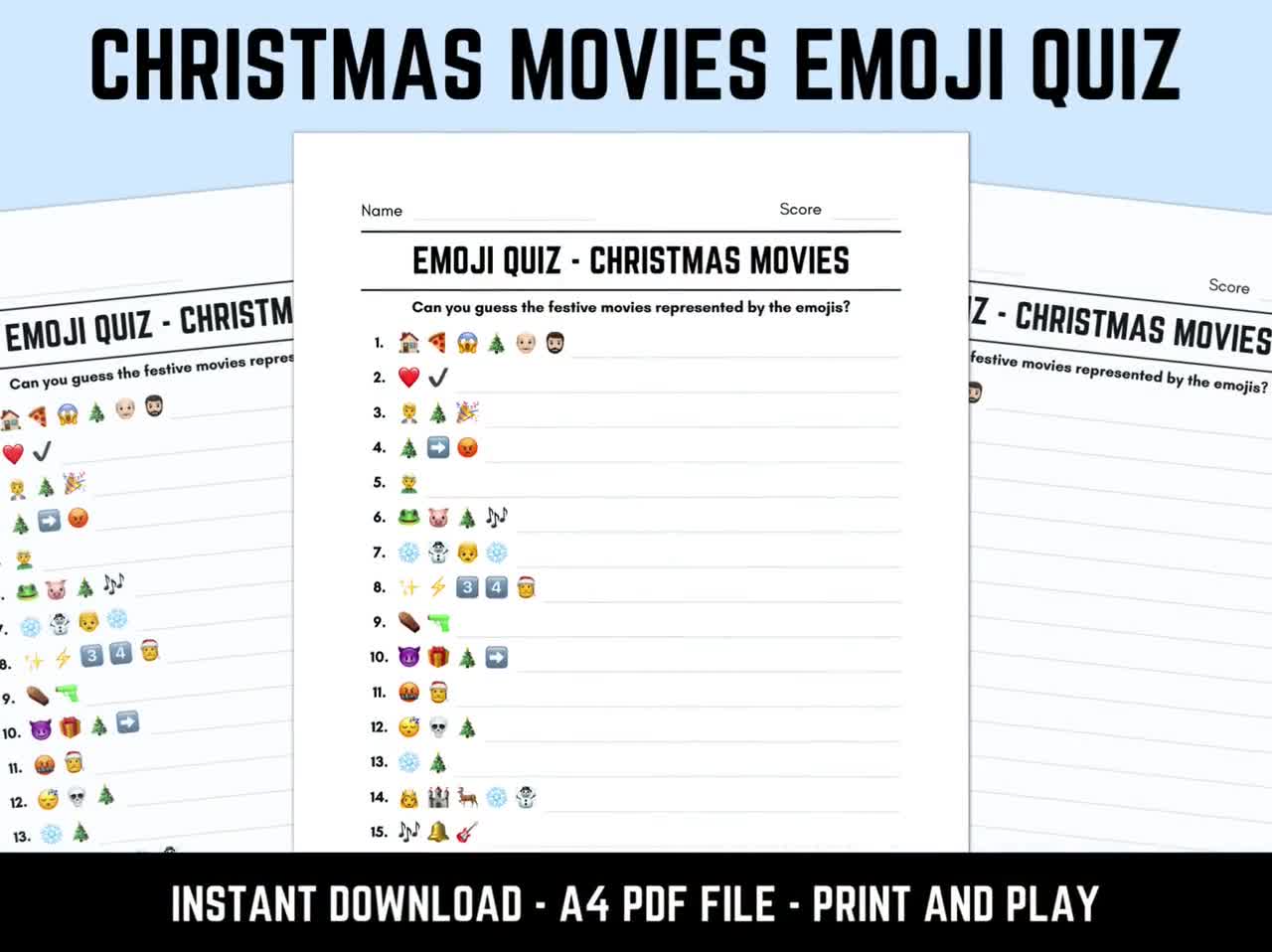 Printable Christmas Movies Emoji Quiz With Answers Emoji Pictionary, Picture Round Quiz Sheets, Pub Quiz Trivia, Downloadable Table Quiz - Etsy printable-christmas-movies-emoji-quiz-with-answers-emoji-pictionary-picture-round-quiz-sheets-pub-quiz-trivia-downloadable-table-quiz-etsy