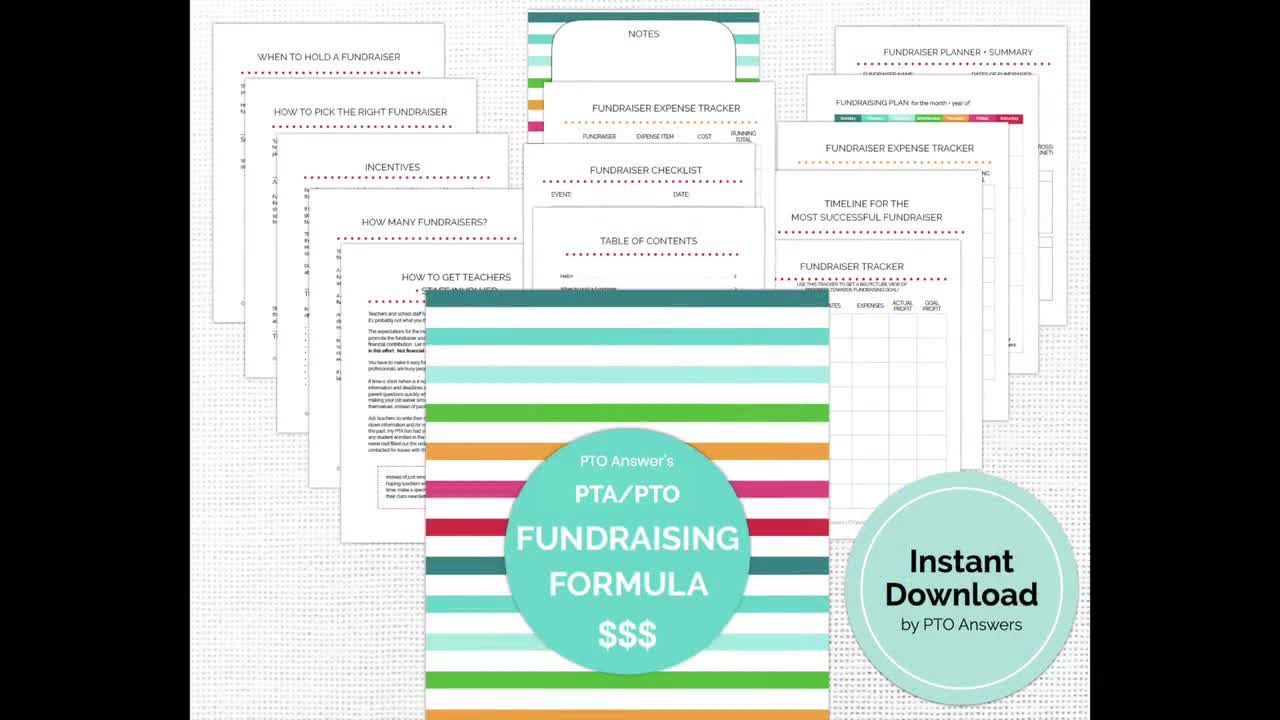 Treasurer's Planner Kit Printable Planner and Binder with 