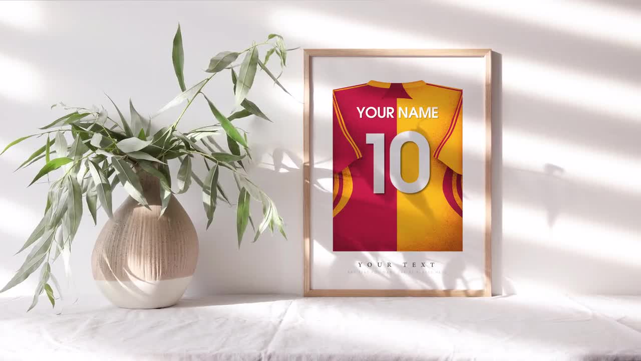 Personalisiert Galatasaray Shirt Poster Geschenk Artwork Individuell  Fußball Für Ihn Für Freund Für Fussballfan -  Österreich