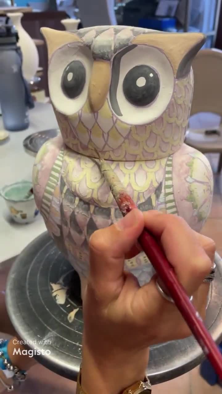 陶器の猫の置物 イタリアの芸術陶器デザイン 動物コレクション