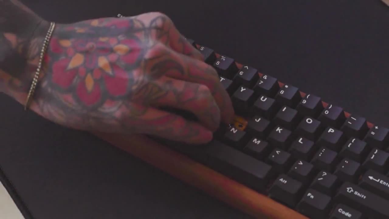 60% Keyboard Case / Mahogany Keyboard Case / Wood Keyboard
