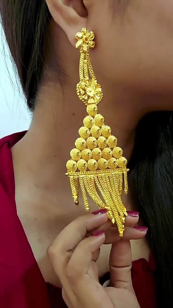 Antique earrings available in more designs Swipe up to see video Premium  quality ✓ Dm us to order❤️ 🛑Real Picture and video🛑 Note :… | Instagram