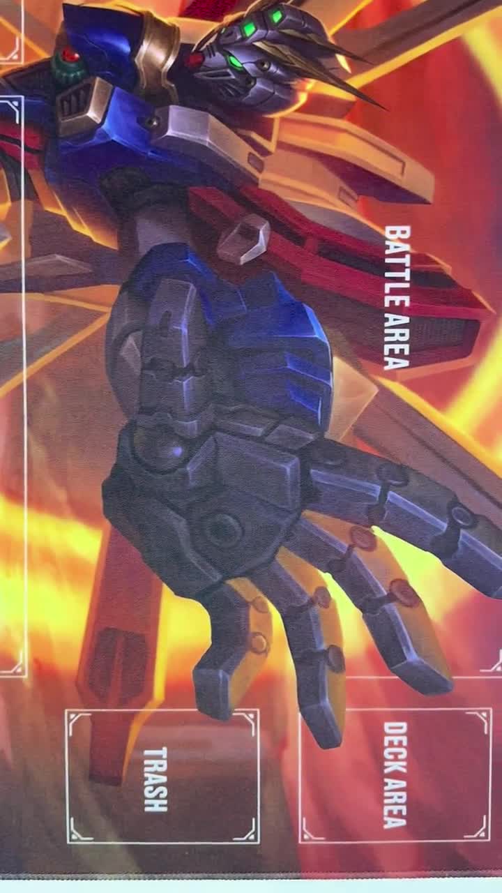 プレイマット ゴッドガンダム カードゲーム - ガンダムTCG / 24x14