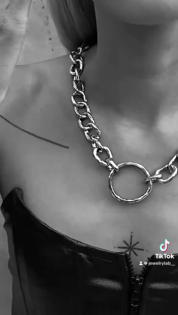 *日本未入荷* OHT NYC Silver Bold Barbell Piercing Choker GOLD BOLD BARBELL PIERCING CHOKER – OHTNYC