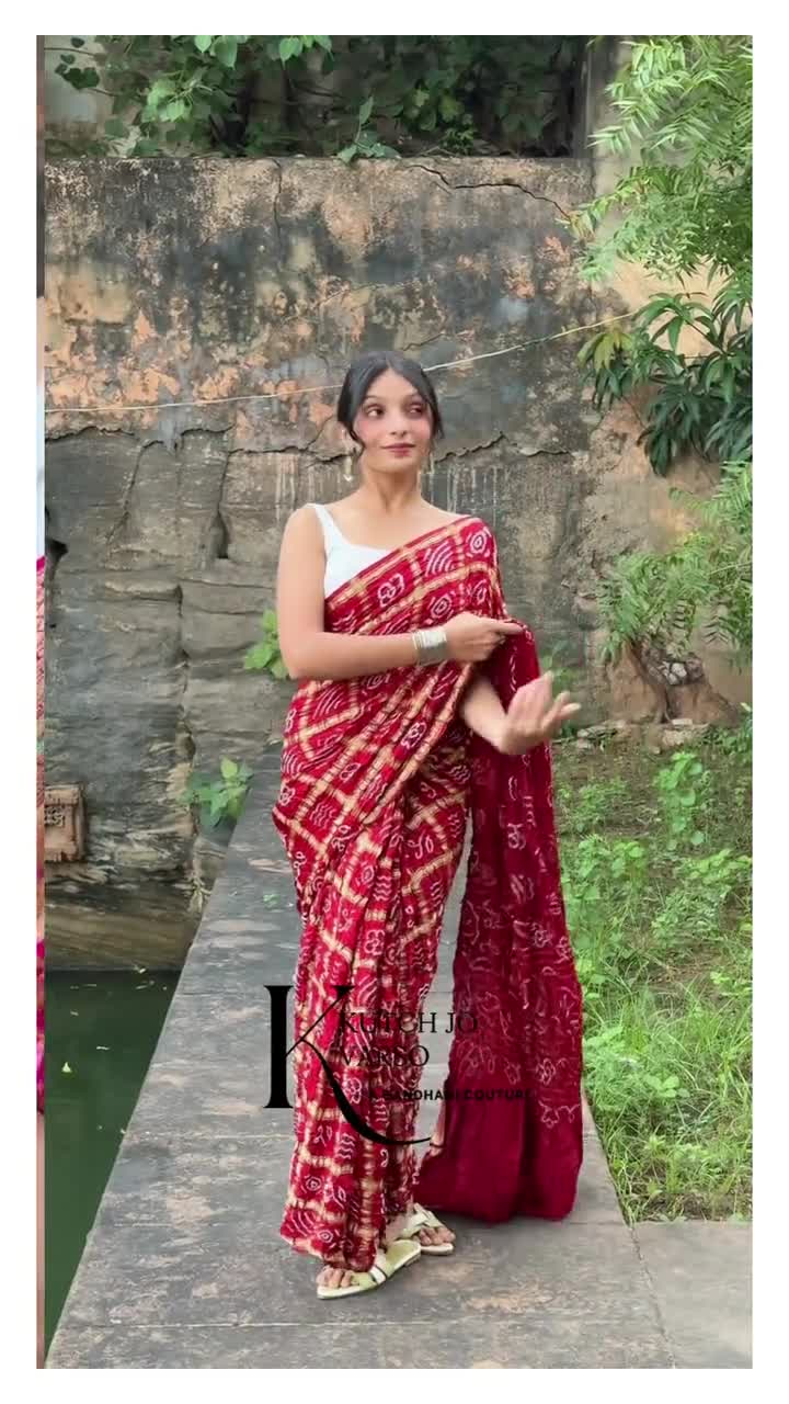 Bandhani Sarees - Wrap Yourself In The Vivid Drapes For Every - Foto 6