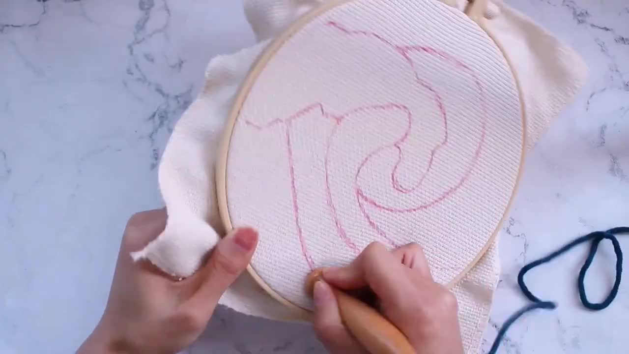 The Art of Hand Quilting - Needlearts & Rug Hooking: How to do Punch Needle  Embroidery