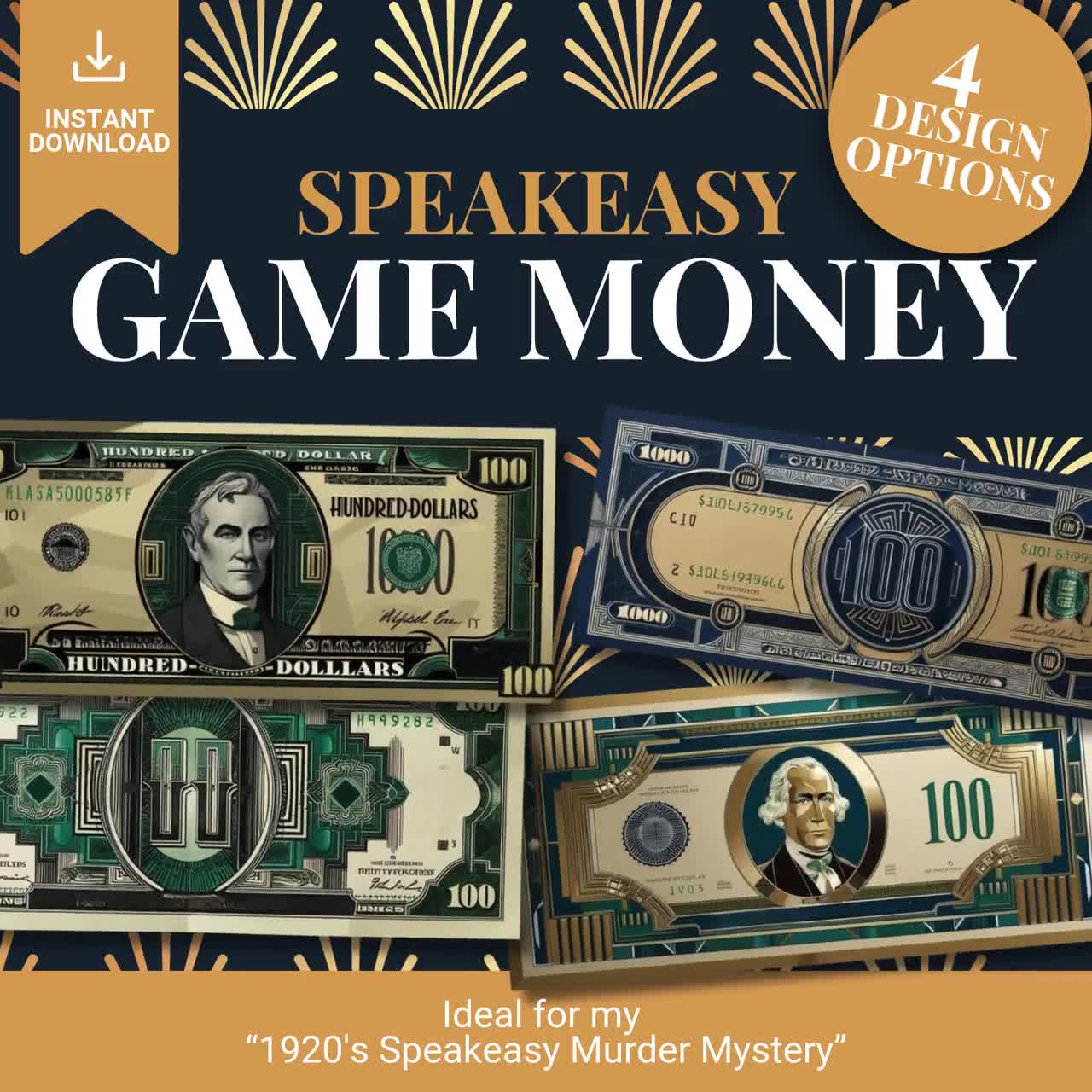 100ドル紙幣のおもちゃのお金、パーティー小道具の100ドル紙幣、ゲーム