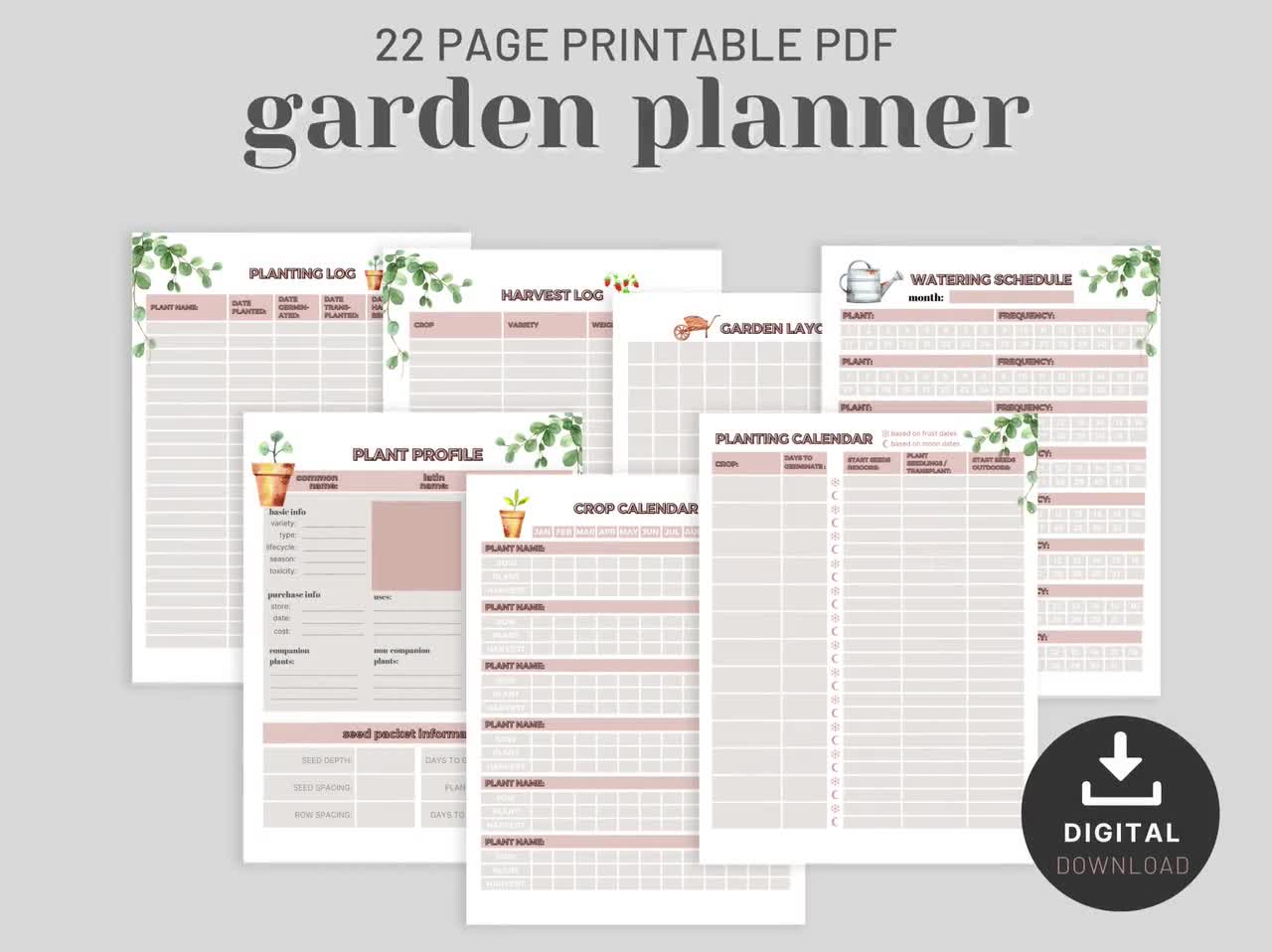 Garden Journal & Planner – SUNSHINE FARM