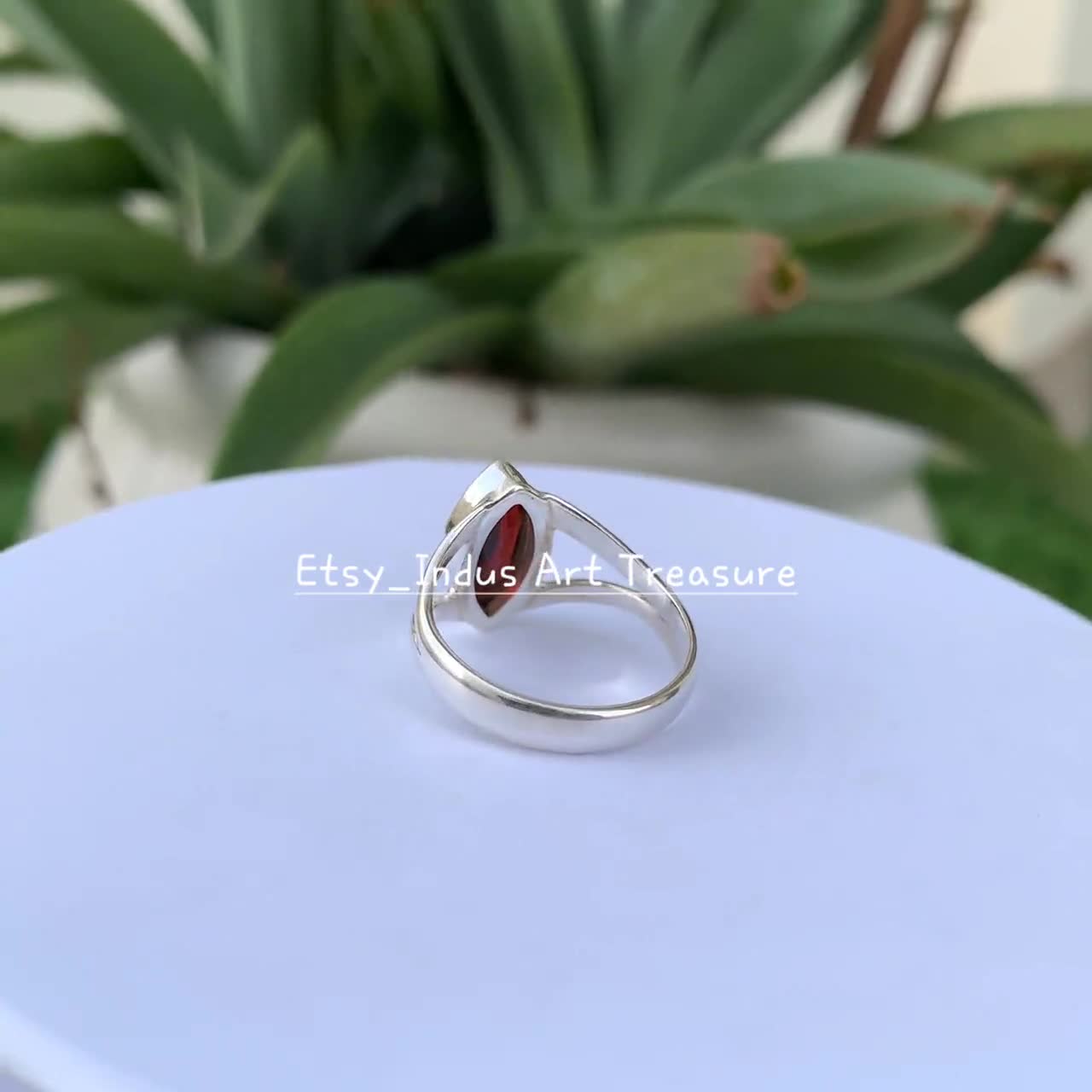 Red Garnet Ring Genuine Gemstone Gold Ring Faceted Ring Stack Ring January  Birthstone Prong Ring Slim Ring Tiny Ring - Etsy