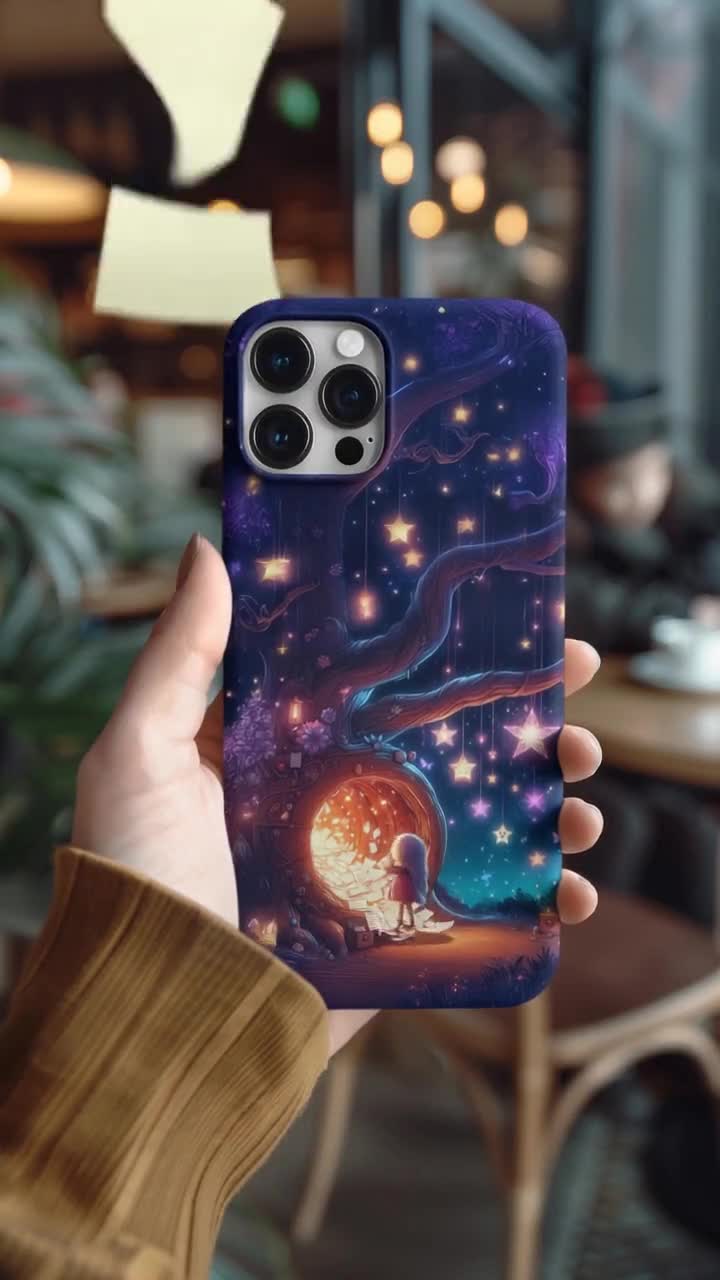 Whimsical Forest Phone Case: Dual Layer Protective Art Design Whimsical Forest Phone Case: Dual Layer Protective Art Design