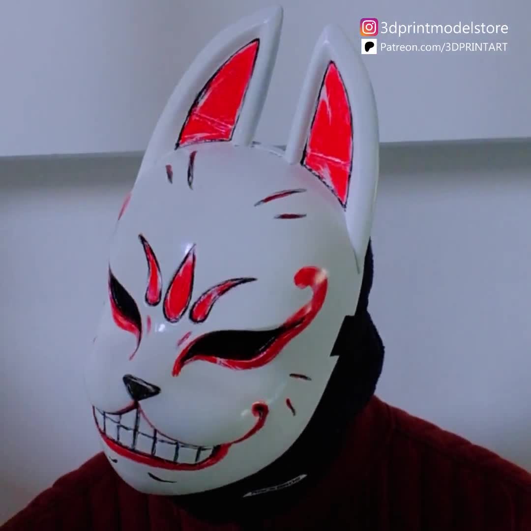 Genba Kazama Cosplay Mask - the Elusive Samurai - Anime
