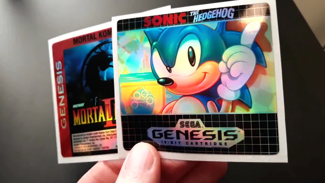 sega genesis labels