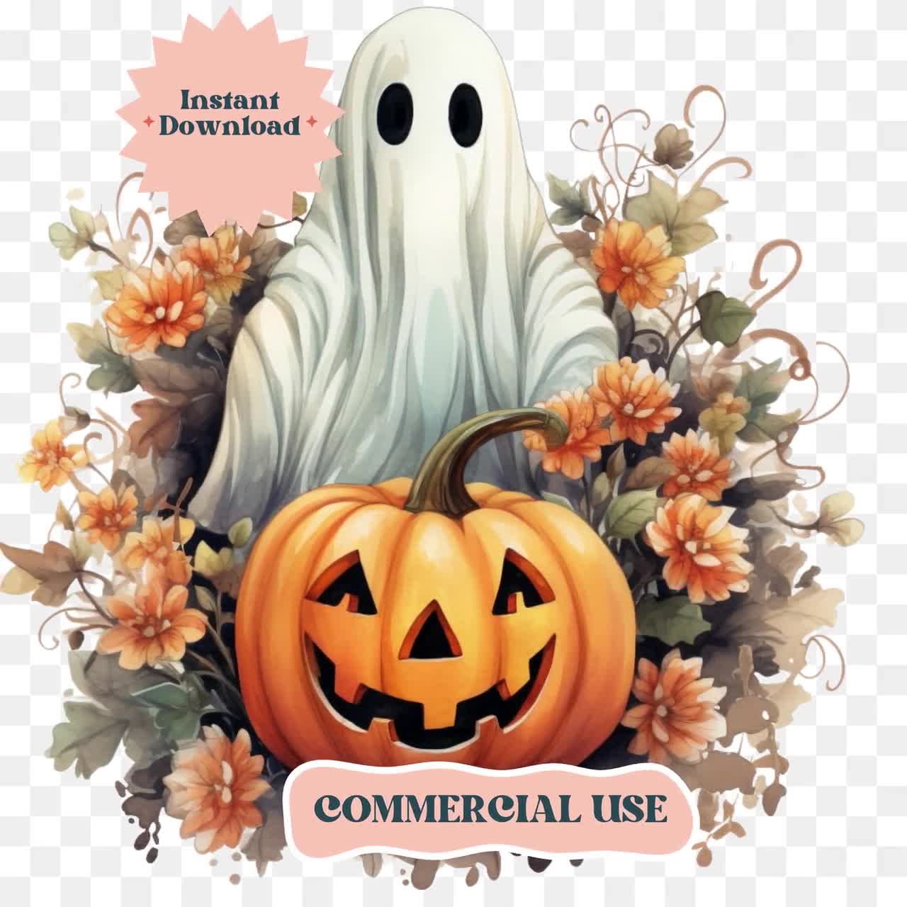 Blue Halloween Watercolor Clipart Cute Pastel Halloween Boy -  Denmark