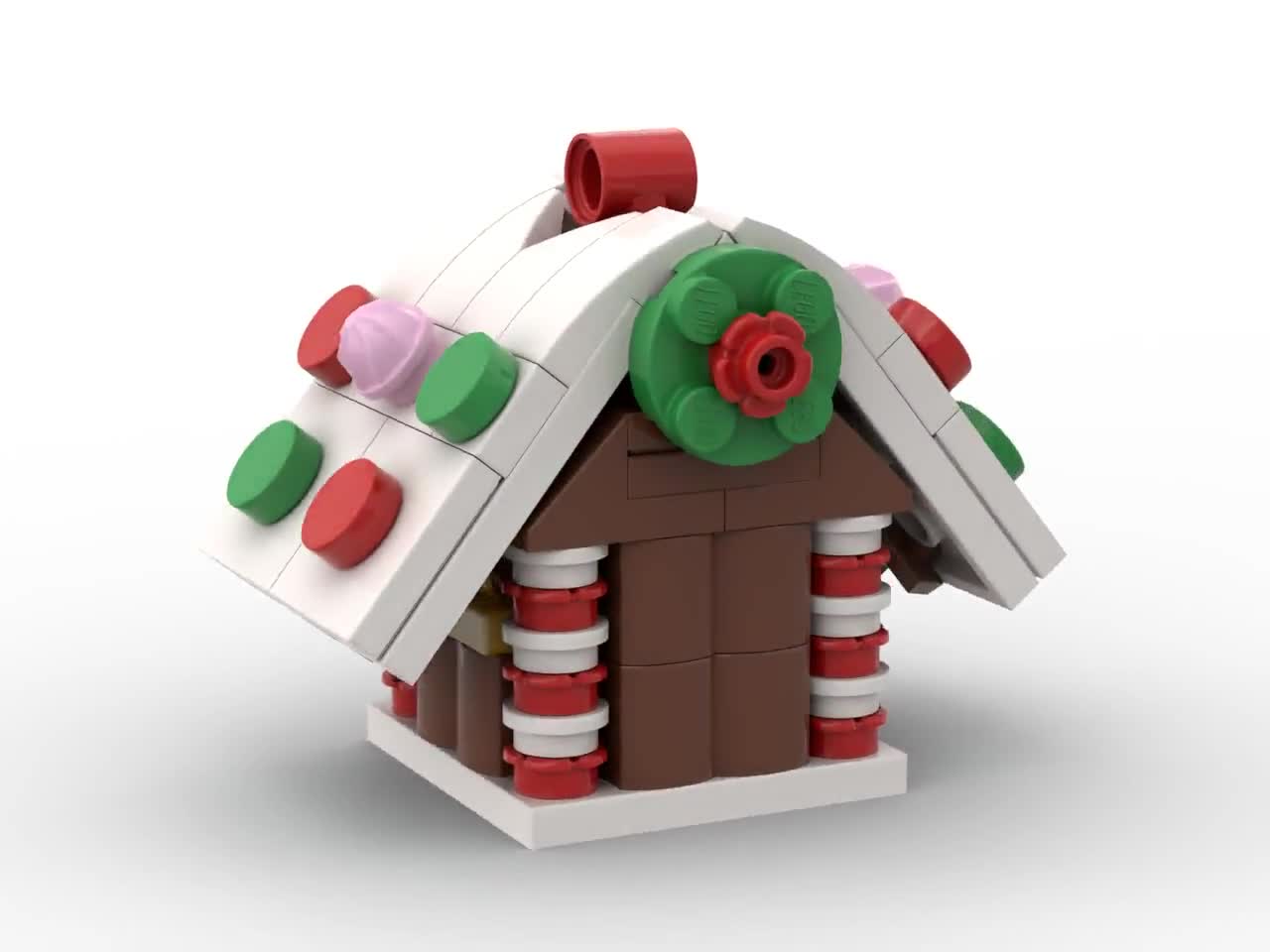 Gingerbread House Christmas Tree Ornament Holiday Stocking Stuffer