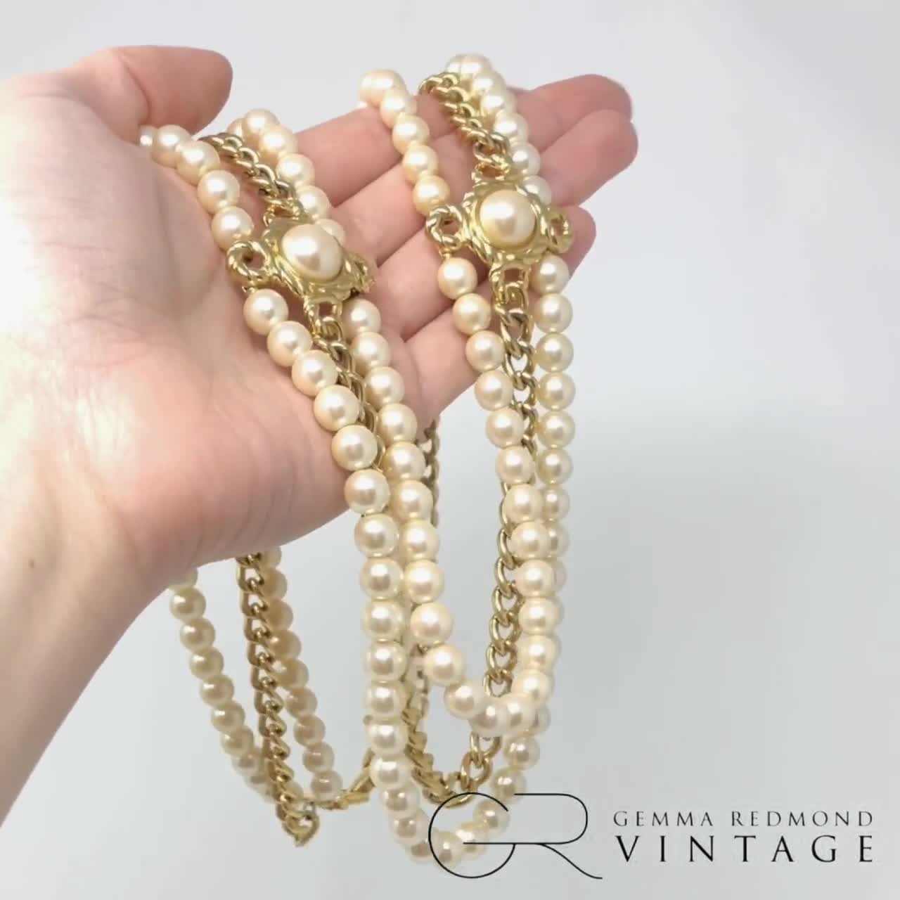 Allison Rose Atelier - Pearl Strand and 16k Gold Plated Chain Necklace Set  - Layered Necklaces