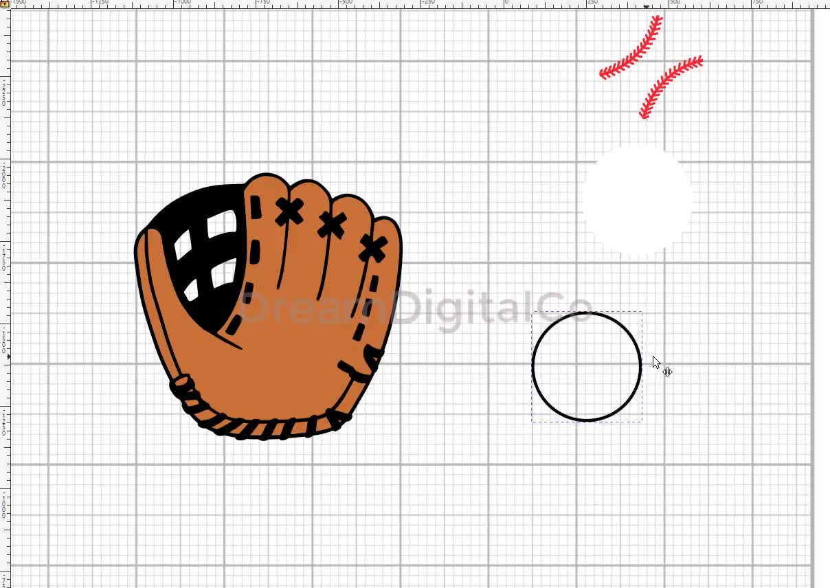 Baseball Glove SVG File – Created To Sew