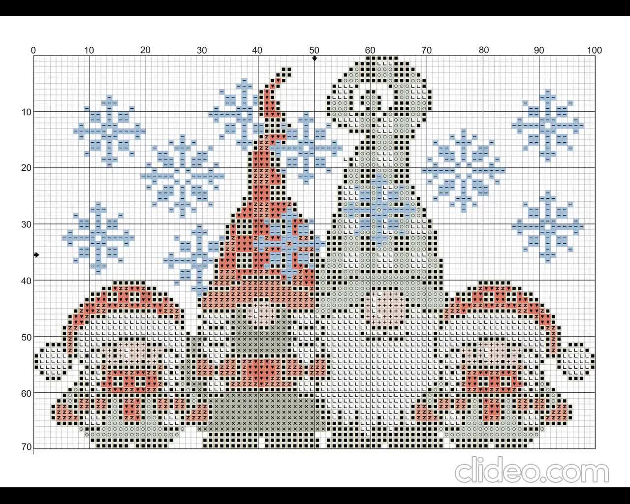 Christmas Cats Cross Stitch Pattern Funny Cats Embroidery Small
