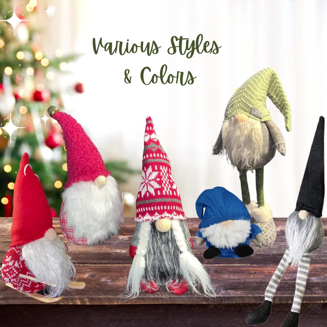 Personalized Gnome/family Gnome Christmas Decorations/nordic Gnome