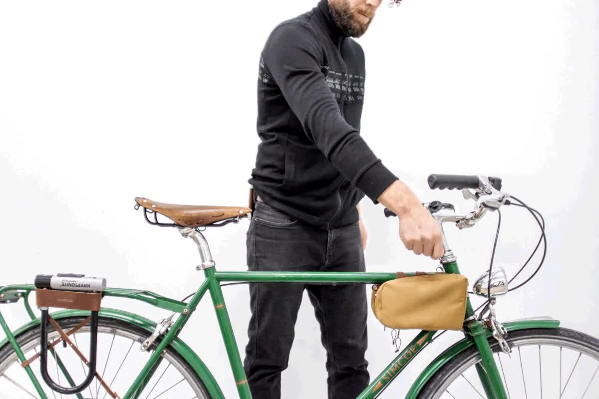 The GobaGG - Bike Purse Bicycle Frame Bag and Crossbody Fanny Pack