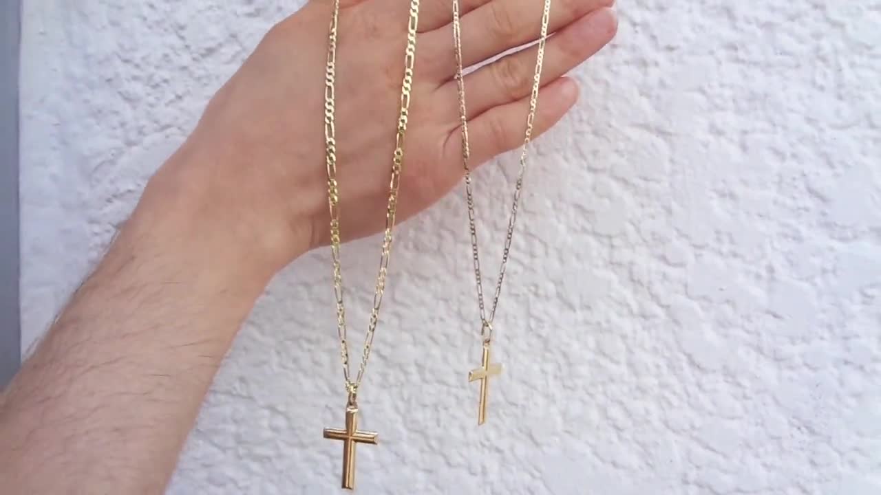 Cross Necklace, Cross Pendant, Gold Cross Necklace, Dainty Cross Necklace,  Religious Necklace, Gift for Her, Christmas Gift - Etsy