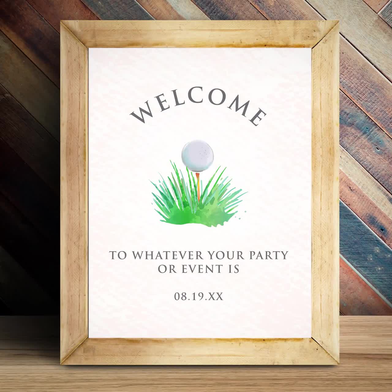 Golf Retirement Party Invitations, Golf Invitations, Golfing