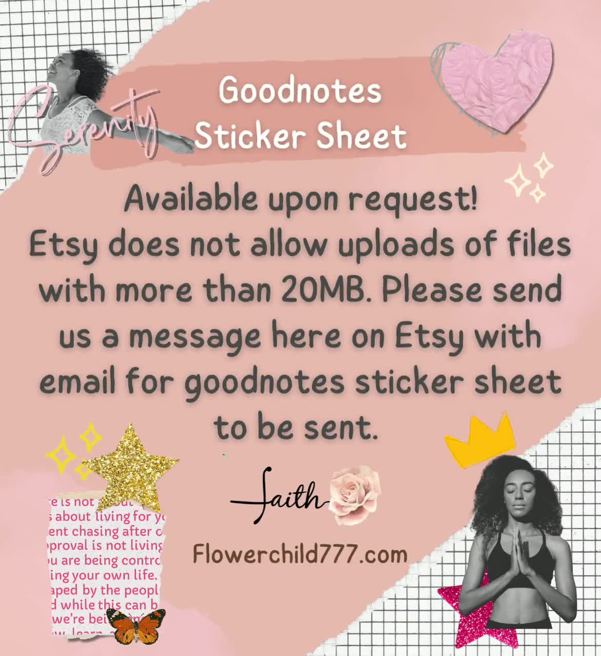 Fashion Lifestyle Stickers Black Girl Digital Planner Stickers, Realistic  Moodboard Goodnotes Stickers, Precropped Planner Stickers 