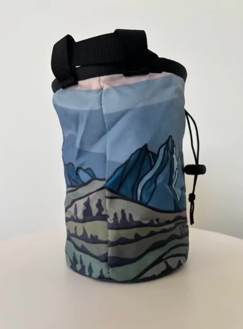 Grand Teton National Park Climbing Chalk Bag video poster
