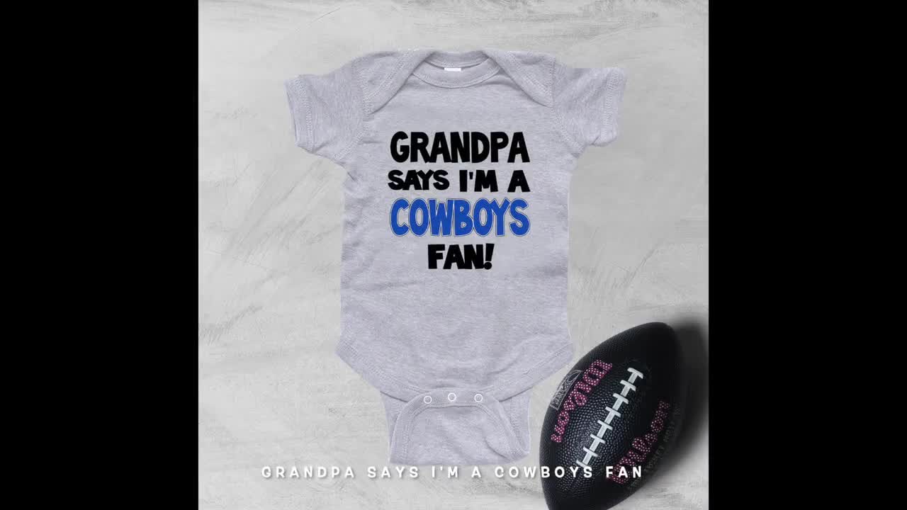  My Dad/Grandpa Says I'm a Yankees Fan Cute Baby  Bodysuit/Toddler Tee Shirt (Dad - Onesie, Newborn): Clothing, Shoes &  Jewelry