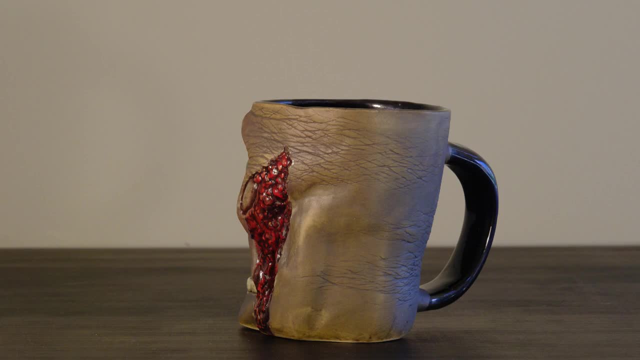 MG2193 Mug En Céramique Avec Inscription En Anglais « Horror
